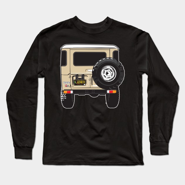 Landcruiser Backside Long Sleeve T-Shirt by Bulloch Speed Shop